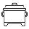 Grill smokehouse icon outline vector. Bbq barbecue