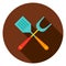 Grill Spatula Circle Icon