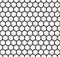 Grille Hexagonal cell texture Speaker grille seamless pattern. Vector