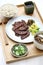 Grilled beef tongue, japanese food