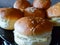 Grilled Bun- Butter or Muska Bun preparation over a cast iron tawa pan. Uttarakhand , India