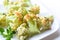 Grilled cauliflower with herbs