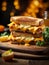 Grilled Cheese sandwich with a crisp, buttery exterior and gooey cheese center