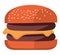 Grilled cheeseburger design