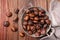 Grilled chestnut