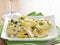 Grilled chicken asiago tortellini