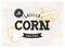 Grilled Corn Retro Emblem