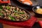 Grilled enoki mushrooms