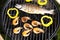 Grilled Foods, Fish, bright colorful vivid theme