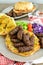 Grilled Ground Beef Kebab - a set of photos showing a traditional, homemade grilled kebab