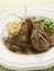 Grilled Lamb Cutlets Chasseur sauce Pomme Anna