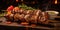 Grilled Lamb Skewer - Seasoned Perfection - Mediterranean Magic