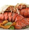 Grilled Lobster Tail With Asparagus