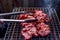 Grilled meat skewers, barbecue