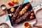 Grilled Meat Skewers with Fresh Ingredients