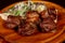 Grilled mutton kebab