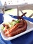 Grilled octopus in Greek Island Sifnos taverna