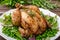 Grilled organic bio chicken