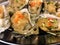 Grilled oyster seafood Chinese cuisine food