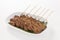 Grilled pork with bamboo stick