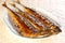 Grilled saury