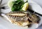 Grilled sea bream