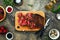 Grilled skirt steak served on a cutting board