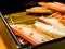Grilled snow crab legs in Japanese restaurant