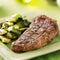 Grilled steak with brussel sprouts