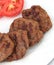 Grilled Turkish meatballs, ( Kofte ), macro shot