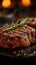 Grilled veal, BBQ delight, steak perfection, savory meat indulgence