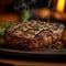 Grilled veal, BBQ delight, steak perfection, savory meat indulgence