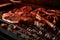 Grilling food brings out so much more flavour. Closeup shot of meat being barbecued on a grill.