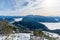 Grimming mountain view from the Tauplitz ski resort