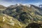 Grimsel and Furka mountain pass, dramatic road with swiss alps, Switzerland