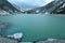 The Grimsel Pass summer landscape with lake (Switzerland).