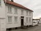 Grimstad, Norway - October 31, 2017: Henrik Ibsen museum in Grimstad.