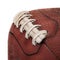 Grimy Old Football Closeup - On White