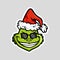 Grinch emoticon emoji Smiling Face