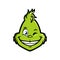 Grinch emoticon emoji Winking Face icon