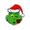 Grinch in send a kiss emoji icon