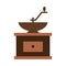 Grind machine coffee icon