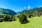 Grindelwald - beautiful village in mountain scenery -  Switzerland