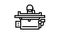 grinding machine line icon animation