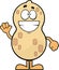 Grinning Cartoon Peanut