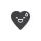 Grinning Face With Sweat emoticon vector icon