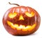 Grinning pumpkin lantern or jack-o\'-lantern is one of the symbol