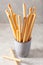 Grissini crispy italian bread sticks