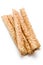 Grissini sticks with sesame seeds