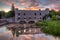 Grist Mill Ruins At Sunrise In Lindsay, Ontario, Canada